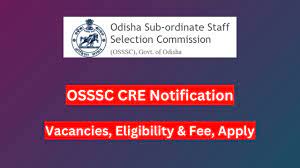 OSSSC CRE Recruitment 2024