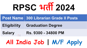 RPSC Librarian Grade-II Recruitment 2024