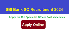 SBI Specialist Officer Recruitment 2024