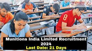 Munitions India Limited Apprentice Recruitment 2024