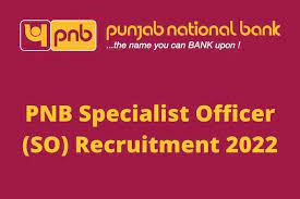 Punjab National Bank Specialist Officer Recruitment 2024