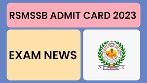 RSMSSB Jr. Accountant/ Tehsil Revenue Accountant Admit Card 2023