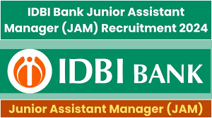 IDBI Bank Jr Assistant Grade ‘O’ Recruitment 2024