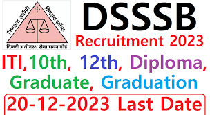 DSSSB TGT & Drawing Teacher Recruitment 2023