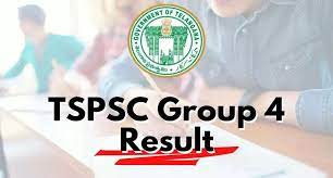 TSPSC Group IV Service Result 2024