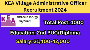 KEA Village Administrative Officer Recruitment 2024