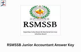 RSMSSB Jr. Accountant/ Tehsil Revenue Accountant Answer Key 2023