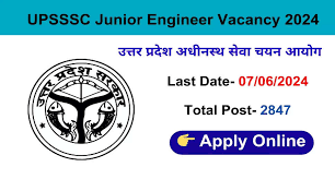 UPSSSC Junior Engineer Civil Recruitment 2024