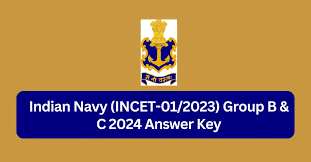 Indian Navy INCET-01/2023 Answer Key 2024