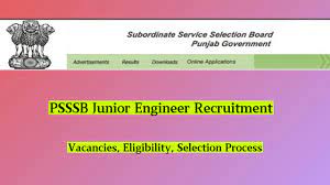 PSSSB Junior Engineer Recruitment 2024