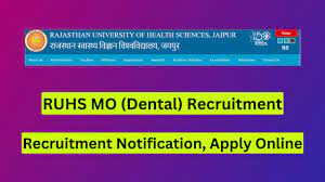 RUHS Medical Officer Recruitment 2024