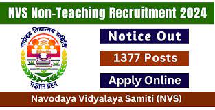 NVS Non Teaching Recruitment 2024