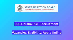 SSB, Odisha PGT Recruitment 2024