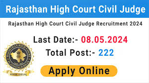 Rajasthan High Court Civil Judge Recruitment 2024