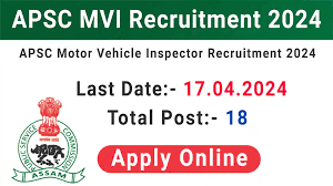 APSC Motor Vehicle Inspector Recruitment 2024