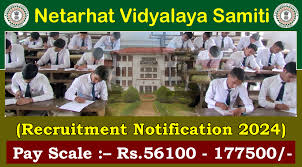 Netarhat Vidyalaya Samiti Recruitment 2024