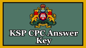 KSP Civil Police Constable Answer Key 2024