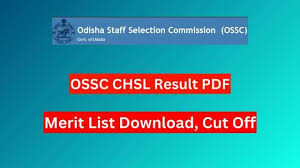 OSSC CHSL (Group B & Group C) Result 2023