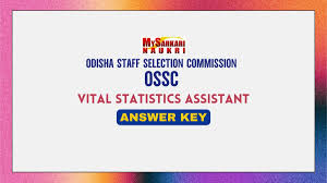 OSSC Vital Statistics Assistant Answer Key 2024