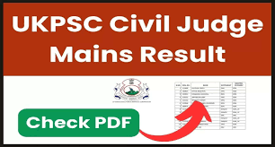 UKPSC Judicial Service Civil Judge Interview Marks 2023