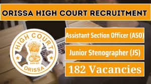 High Court of Orissa Assistant Section Officer Recruitment 2024