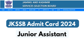 JKSSB Jr Asst, Stock Asst & Other Admit Card 2024