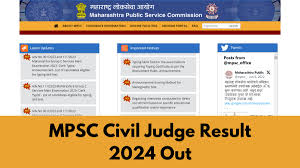 MPSC Civil Judge Exam Result 2023