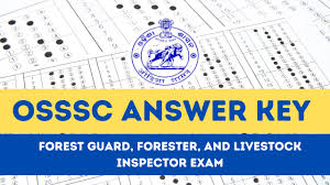 OSSSC Livestock Inspector, Forester & Forest Guard Answer Key 2023