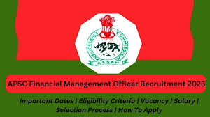 Assam PSC Financial Management Officer Exam Date 2023