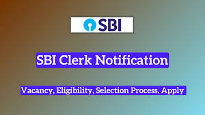 SBI Clerk Notification 2024