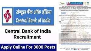 Central Bank of India Recruitment 2024