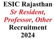 PMC Professor, Jr Resident, Sr Resident & Other Recruitment 2024