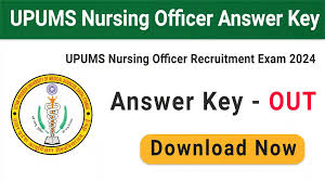 UPUMS Nursing Officer Answer Key 2024