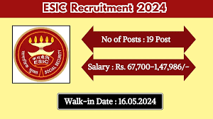 ESIC, Delhi Sr Resident ,Specialist & Other Recruitment 2024