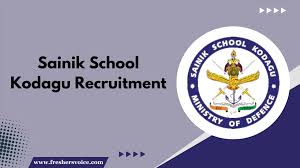 Sainik School Kodagu Recruitment 2024