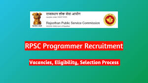 RPSC Programmer Recruitment 2024