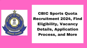 Sports Quota Recruitment 2024