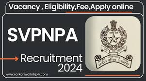 SVPNPA Recruitment 2024