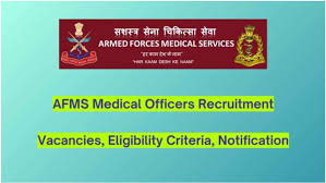 AFMS Medical Officer Recruitment 2024