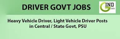 Driver Govt Jobs 2024