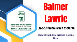 Balmer Lawrie Recruitment 2024