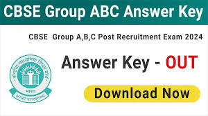 CBSE Group A, B & C Answer Key 2024