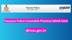 HSSC Constable Admit Card 2024