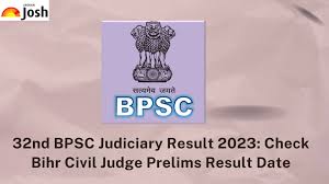 BPSC Bihar 32nd Judicial Service Result 2023