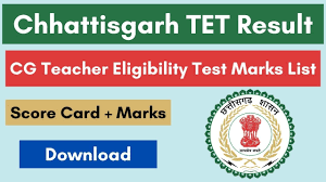 CG TET Result 2024