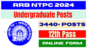 RRB NTPC (Undergraduate) Recruitment 2024