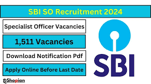 SBI SO IT Officer Jobs 2024