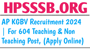 AP KGBV Teaching & Non Teaching Recruitment 2024