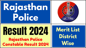 Rajasthan Police Constable Result 2024