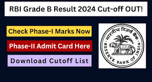 RBI Officer Grade B (DR) Marks 2024